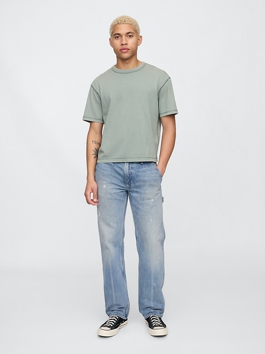 Image number 1 showing, Rigid Straight Carpenter Jeans