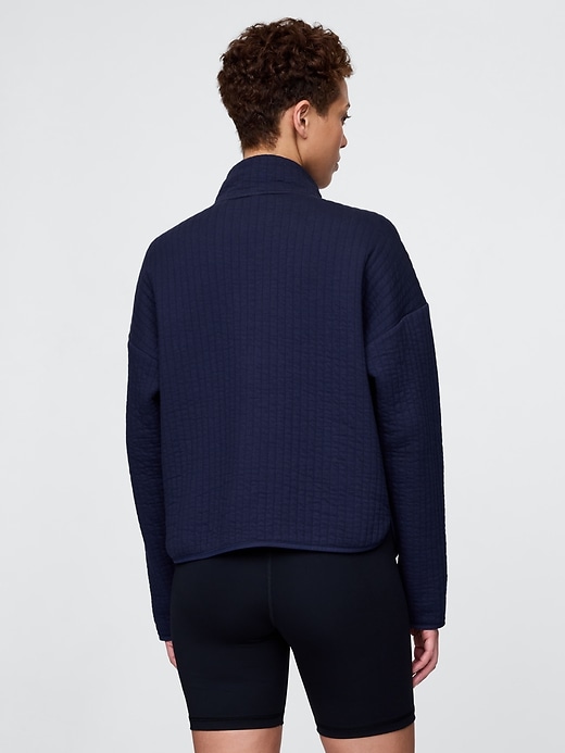 Image number 2 showing, GapFit Quilted Jacquard Jacket