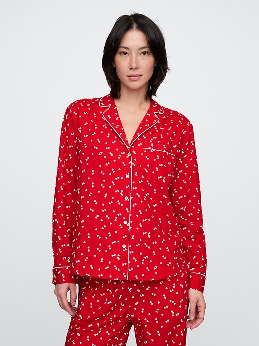 Image number 1 showing, Poplin PJ Shirt