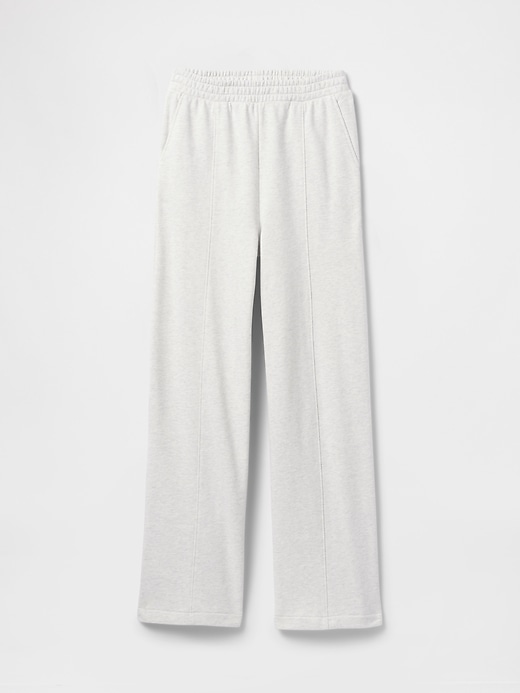 Image number 5 showing, Heavyweight French Terry Seamed Wide-Leg Sweatpants