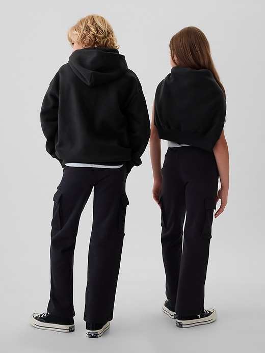 Image number 3 showing, Kids VintageSoft Relaxed Cargo Sweatpants