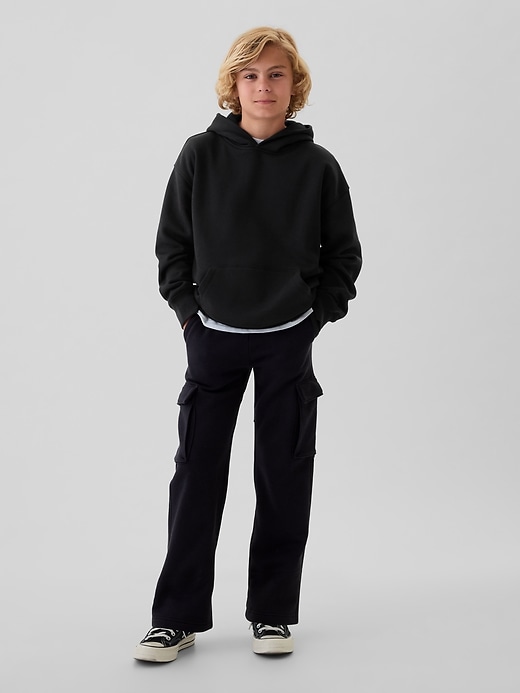 Image number 5 showing, Kids VintageSoft Relaxed Cargo Sweatpants