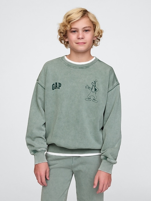 Image number 2 showing, Gap × Disney Kids VintageSoft Logo Sweatshirt