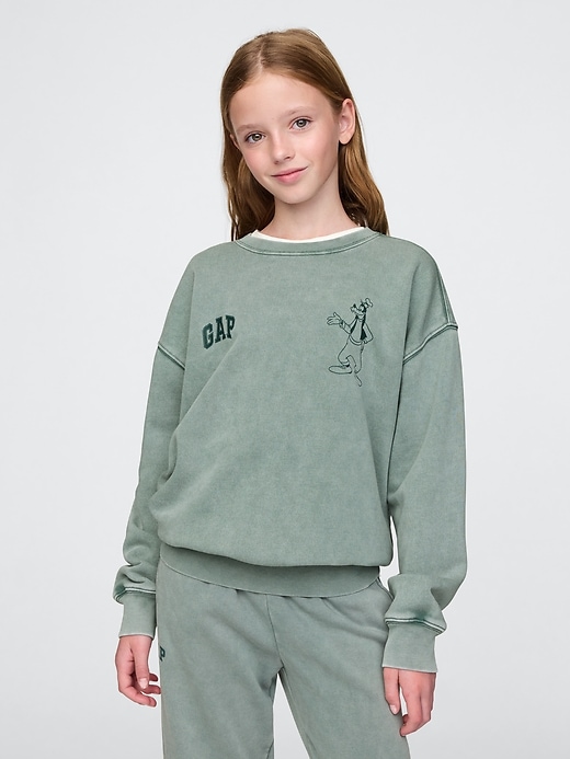 Image number 5 showing, Gap × Disney Kids VintageSoft Logo Sweatshirt