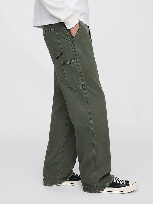 Image number 3 showing, UltraSoft Baggy Carpenter Jeans