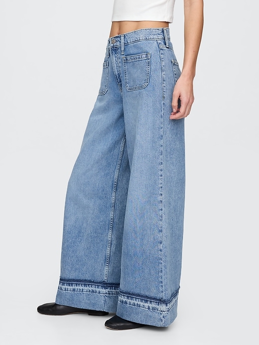 Image number 3 showing, Mid Rise UltraSoft Baggy Jeans