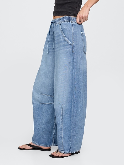 Image number 3 showing, Mid Rise UltraSoft Easy Horseshoe Jeans