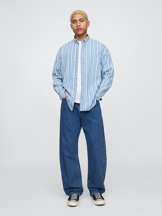 Image number 1 showing, Baggy Barrel Jeans