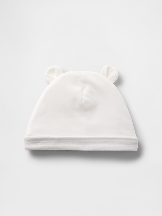 Image number 1 showing, Baby First Favorites Supima® Bear Hat