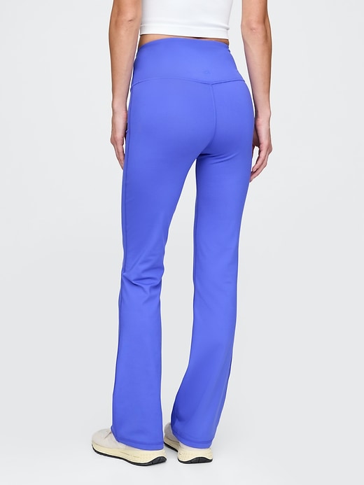 Image number 2 showing, GapFit Sky High Rise Power Flare Leggings