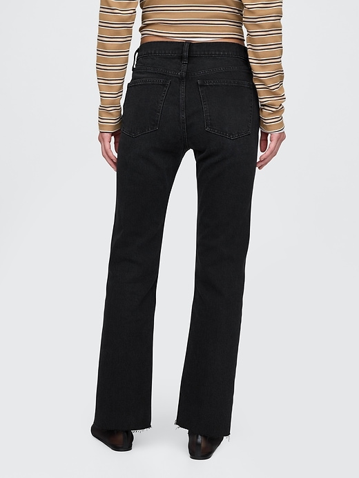 Image number 5 showing, High Rise Split-Hem '90s Straight Jeans