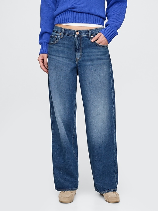 Image number 2 showing, Low Rise '90s Loose Jeans