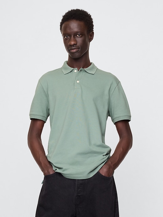 Image number 1 showing, Pique Polo Shirt