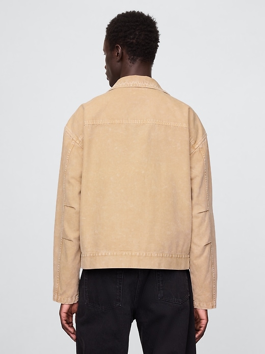 Image number 3 showing, Canvas Moto Jacket