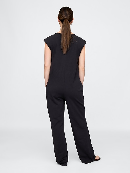 Image number 2 showing, Maternity V-Neck Jumpsuit