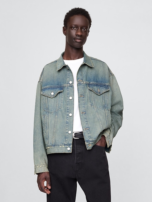 Image number 1 showing, Oversized Icon Denim Jacket