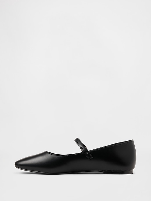 Image number 5 showing, Vegan Leather Mary Jane Flats