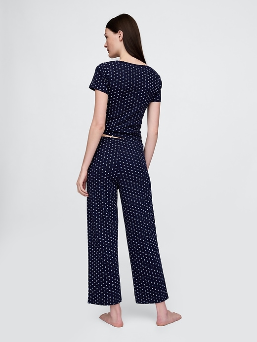 Image number 3 showing, Pointelle Cropped PJ Pants