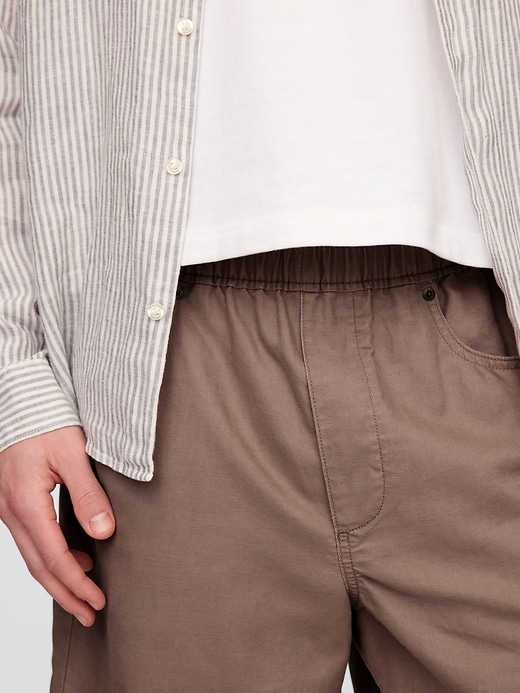 Image number 5 showing, Linen-Cotton Easy Shorts