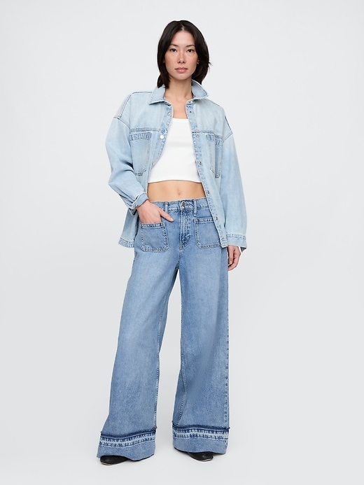 Image number 1 showing, Mid Rise UltraSoft Baggy Jeans