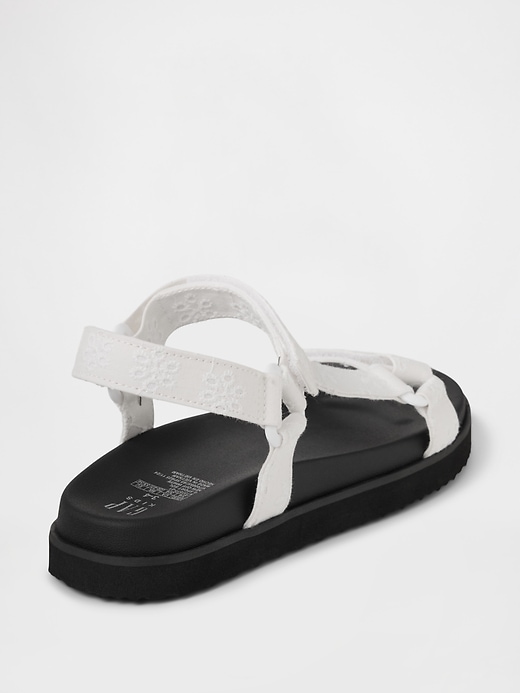 Image number 4 showing, Kids Canvas Strap Sandals