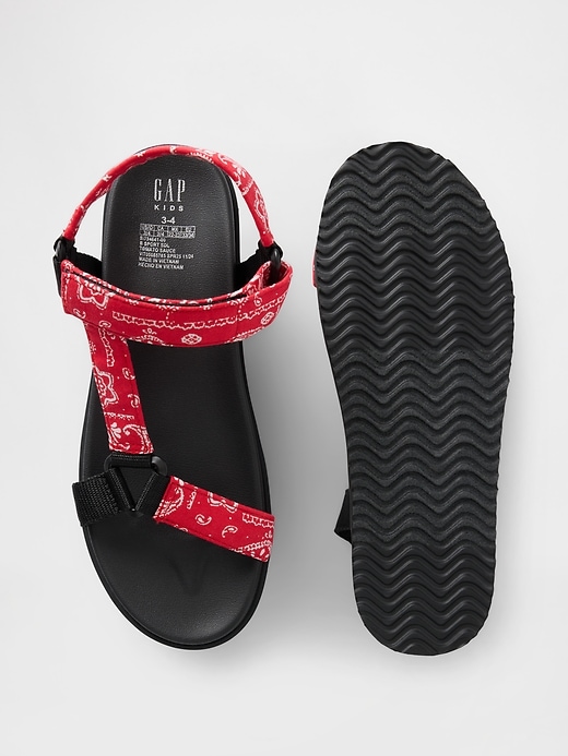 Image number 3 showing, Kids Canvas Strap Sandals