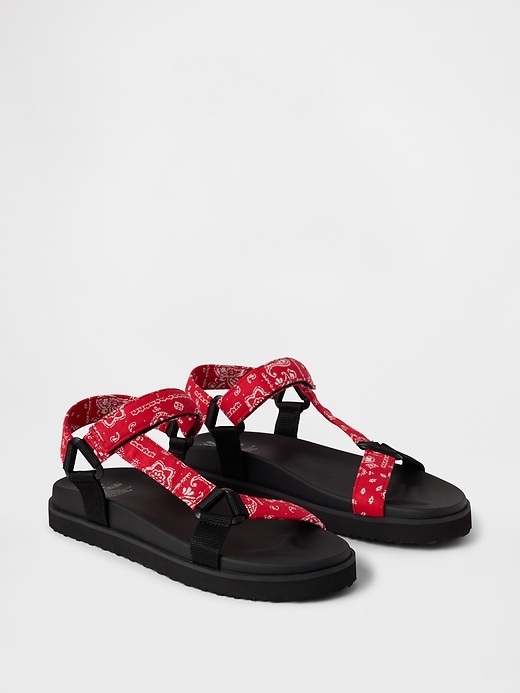 Image number 2 showing, Kids Canvas Strap Sandals