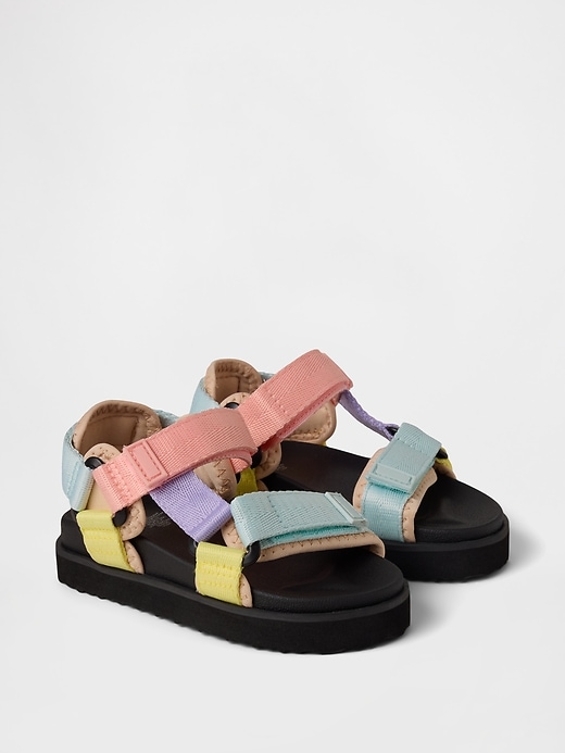 Image number 2 showing, Toddler Canvas Strap Sandals