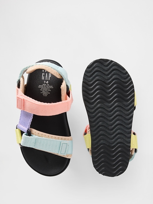 Image number 3 showing, Toddler Canvas Strap Sandals