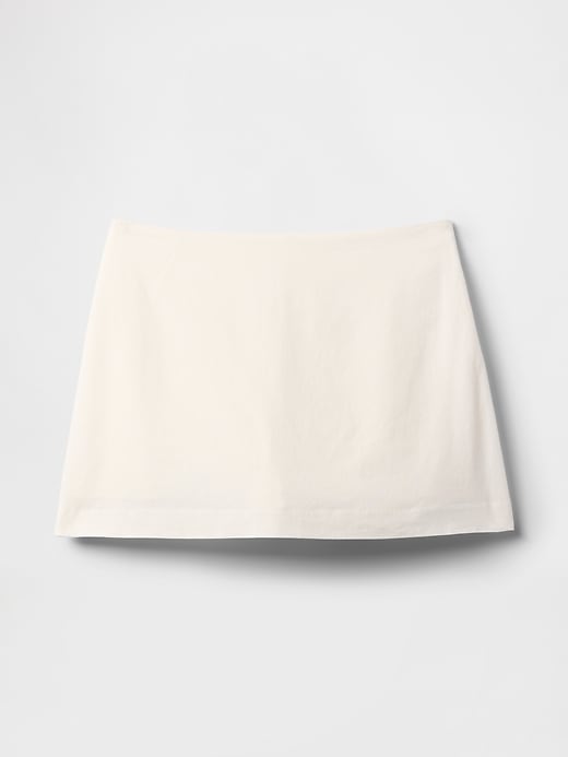 Image number 5 showing, Linen-Blend Mini Skort