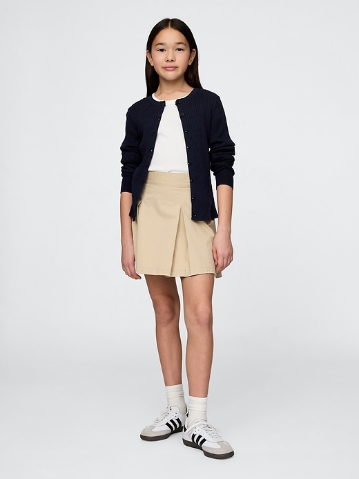 Image number 3 showing, Kids Organic Cotton Uniform Cardigan