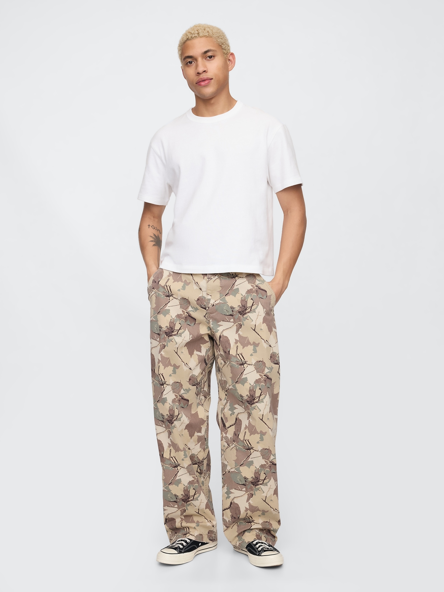 Twill Camo Utility Khakis