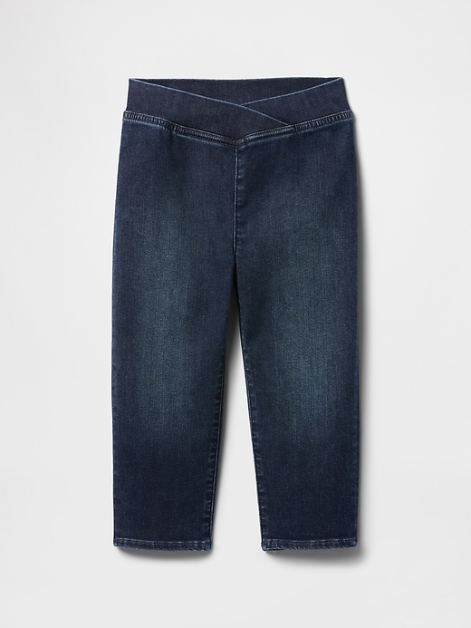 Image number 2 showing, Kids Denim Capri Jeggings