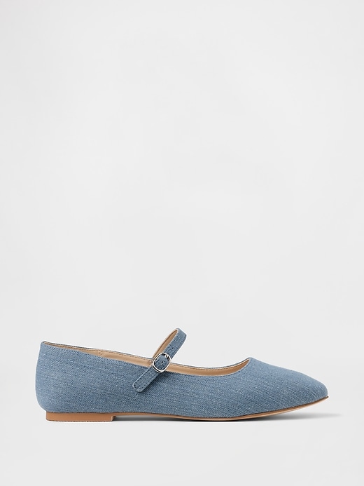 Image number 1 showing, Denim Mary Jane Flats