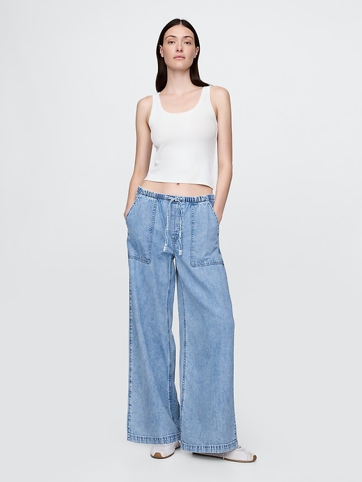 Image number 1 showing, Mid Rise UltraSoft Easy Baggy Jeans