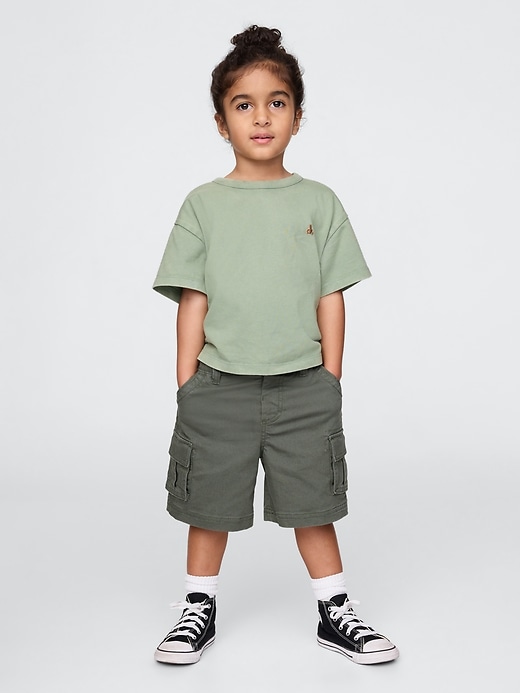 Image number 1 showing, Baby & Toddler Pull-On Cargo Shorts