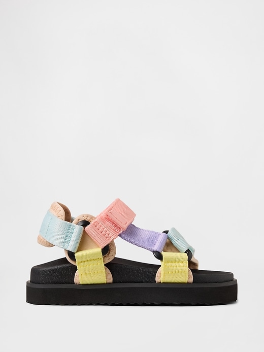 Image number 1 showing, Toddler Canvas Strap Sandals