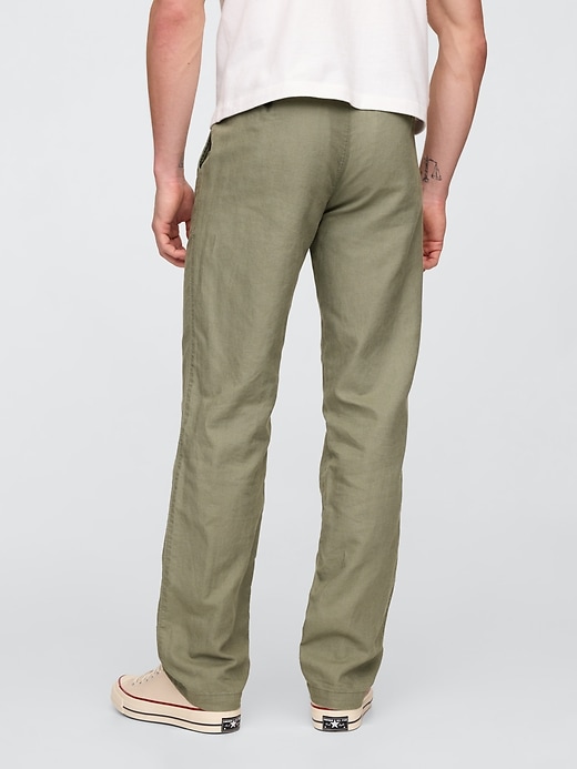 Image number 4 showing, Linen-Cotton Khakis