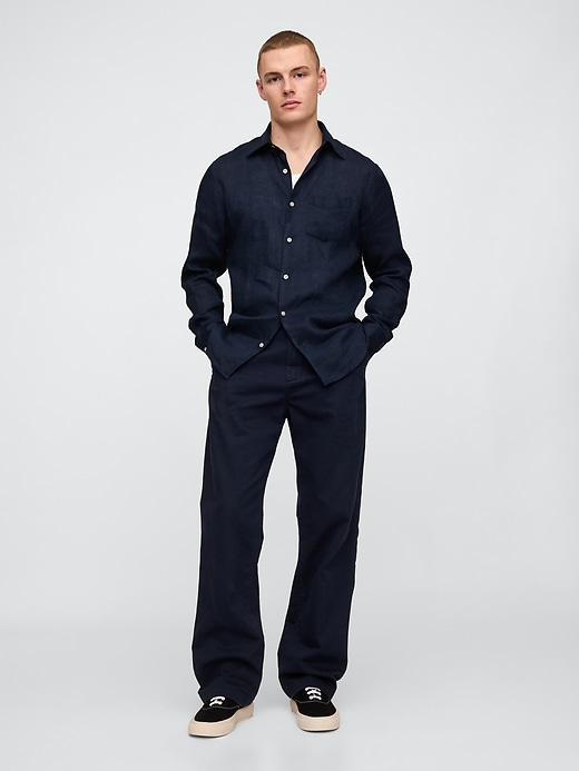 Image number 2 showing, 100% Linen Classic Shirt