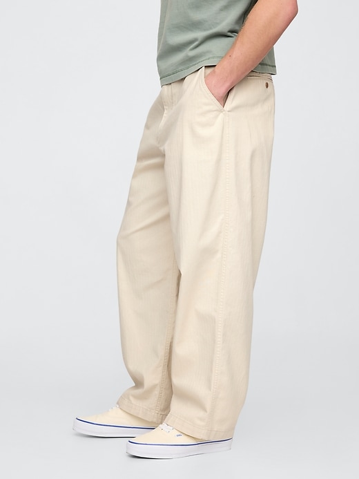 Image number 5 showing, Extra Baggy Khakis