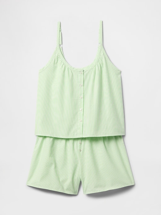 Image number 3 showing, Poplin PJ Shorts Set