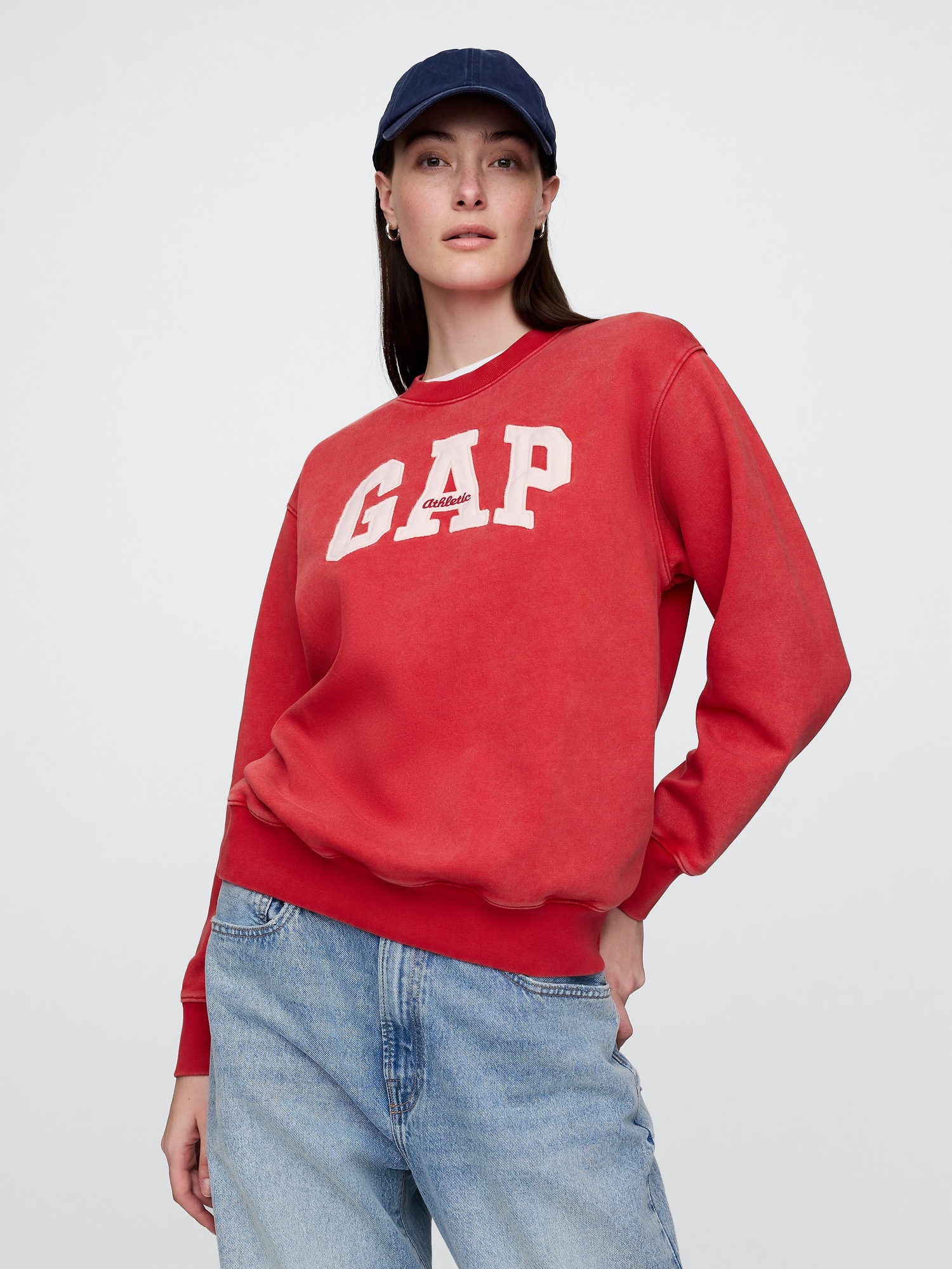 VintageSoft Gap Logo Tunic Sweatshirt