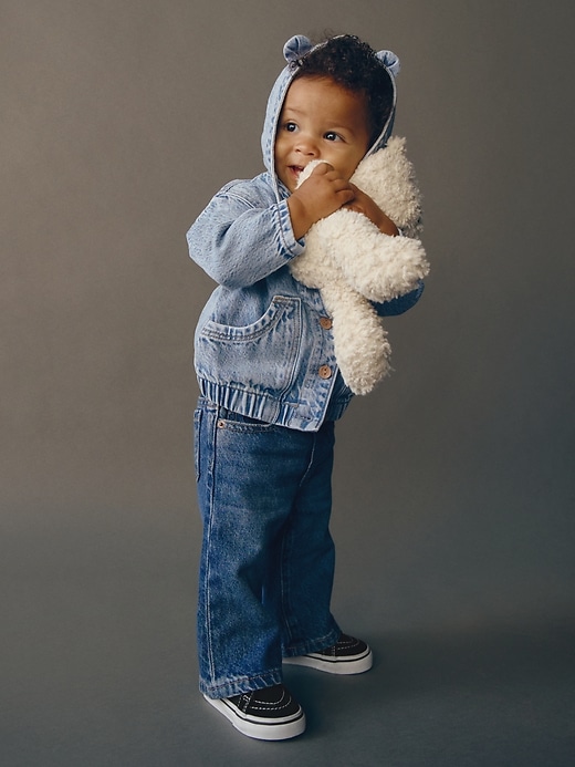 Image number 4 showing, Baby & Toddler Pull-On Stride Jeans