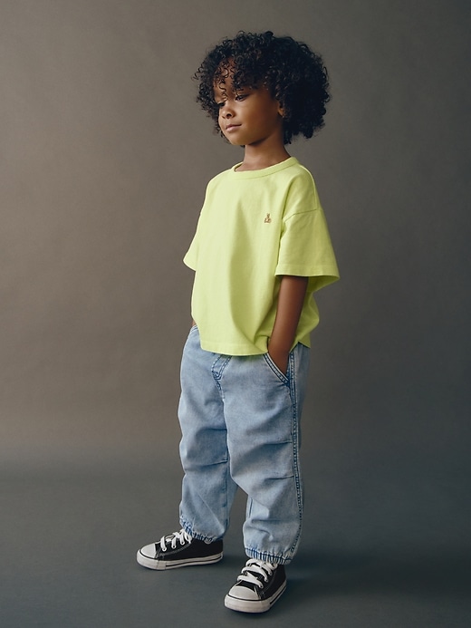 Image number 3 showing, Baby & Toddler Parachute Sweatpant Jeans