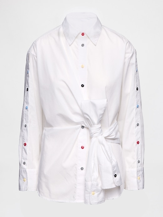 Image number 5 showing, Gap × HFR Tie-Front Shirt by BruceGlen