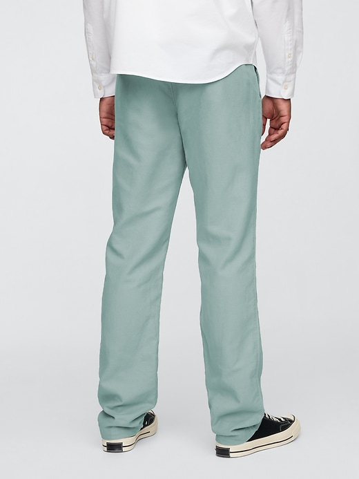 Image number 4 showing, Linen-Cotton Khakis