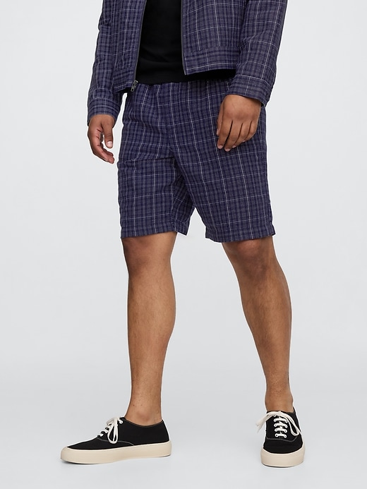 Image number 2 showing, Linen-Cotton Easy Shorts