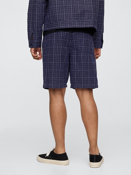 Image number 4 showing, Linen-Cotton Easy Shorts