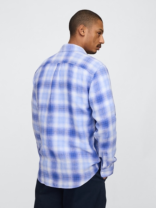 Image number 3 showing, 100% Linen Classic Shirt