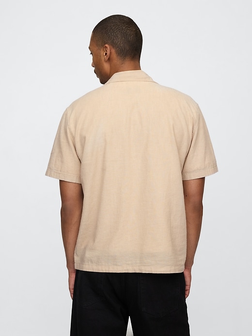 Image number 3 showing, Linen-Cotton Shirt